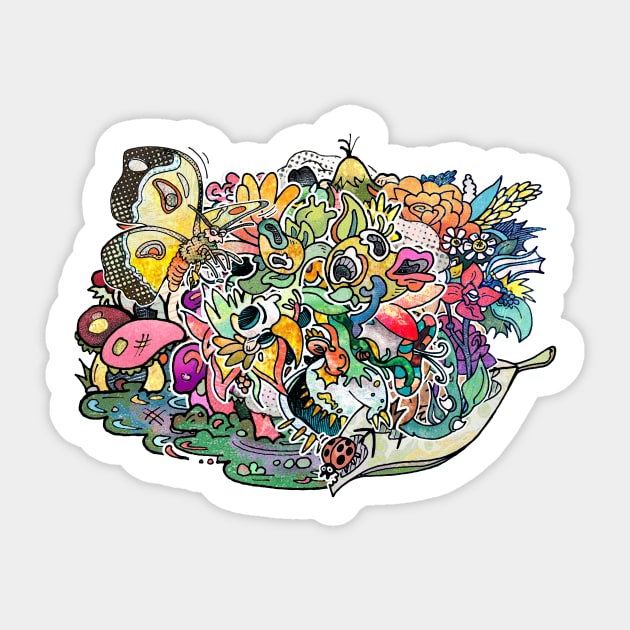 Garden Madness Sticker by karlfrey